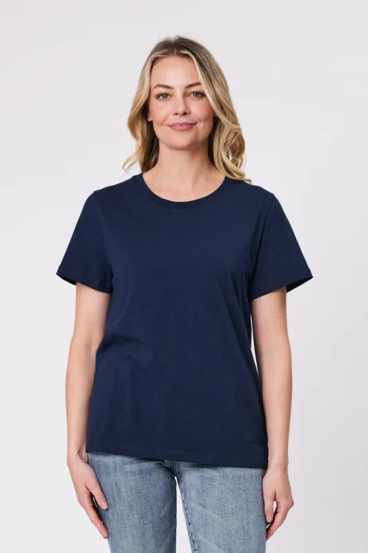 Shine On Essentials Tee Navy sold by Shine On