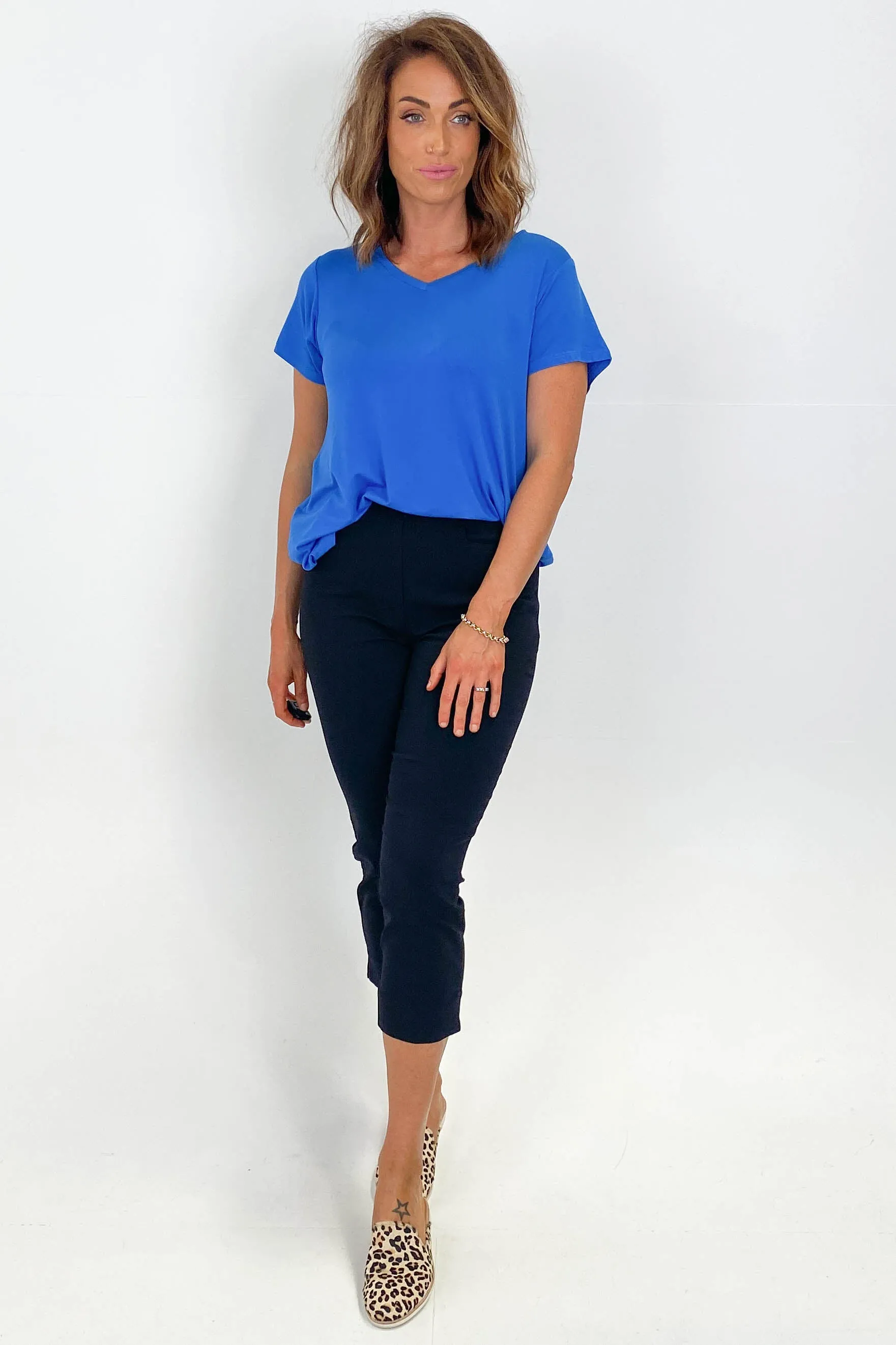 Betty Basic Crop Bengaline Pant Black sold by Shine On product image thumbnail 3