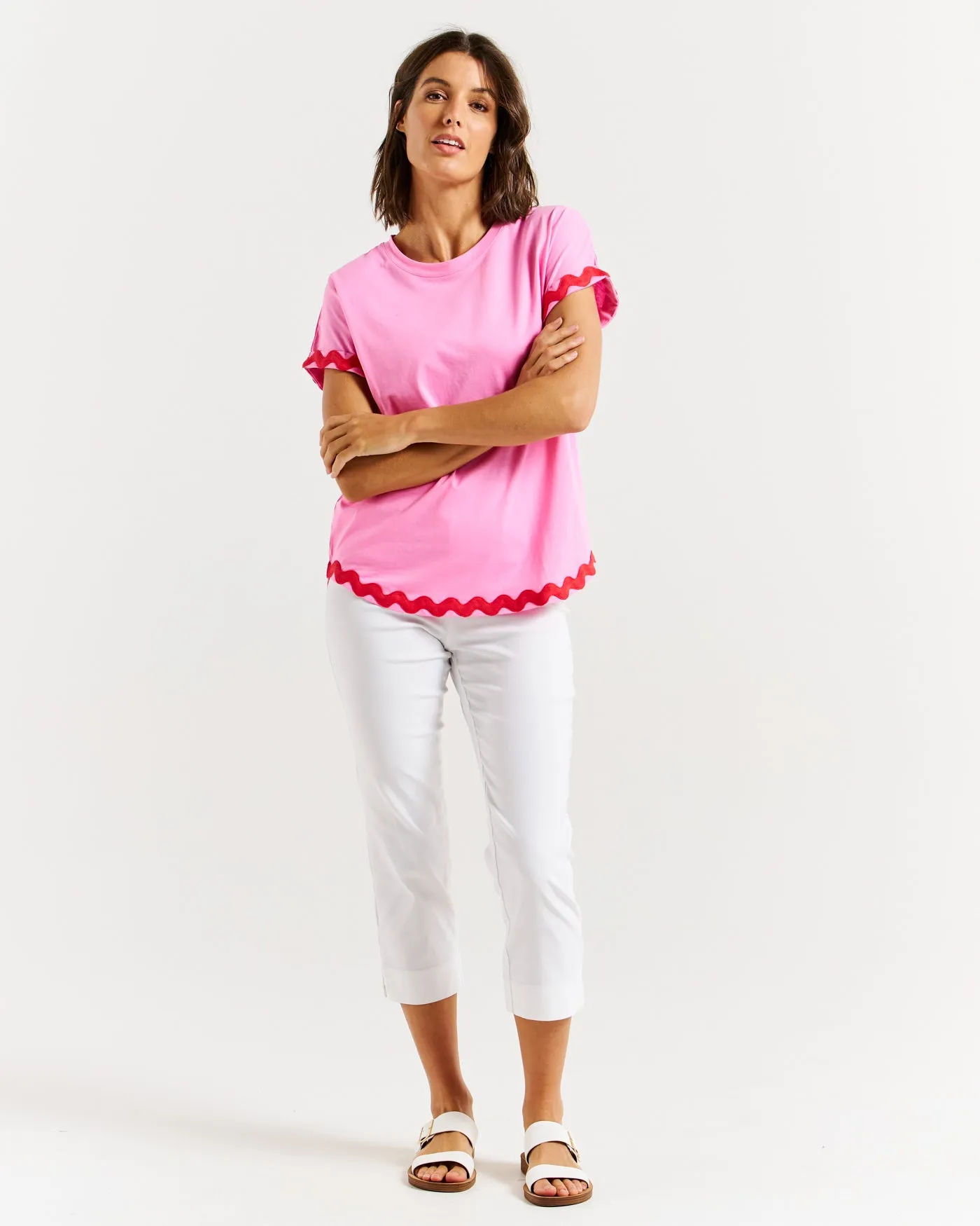 Betty Basics Sunny Tee Red/Pink Ric Rac sold by Shine On product image thumbnail 4