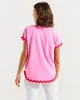 Betty Basics Sunny Tee Red/Pink Ric Rac sold by Shine On