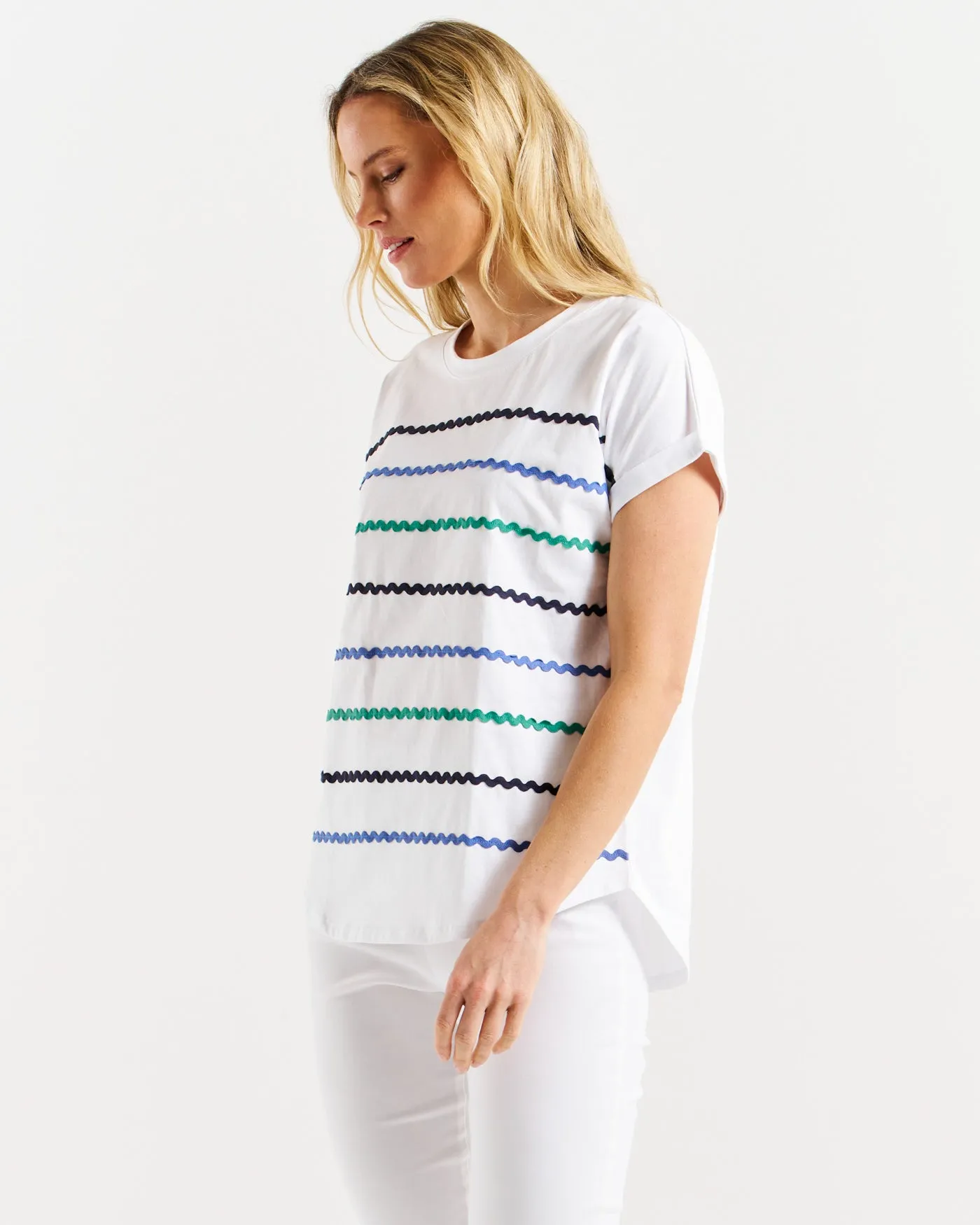 Betty Basics Sunny Tee Ocean Waves sold by Shine On product image thumbnail 4