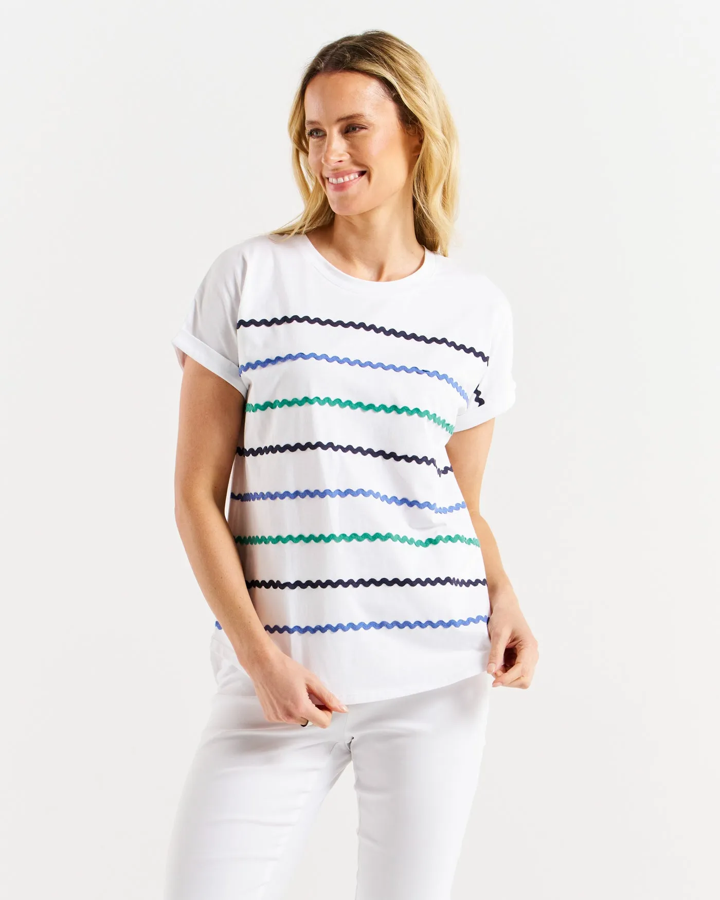 Betty Basics Sunny Tee Ocean Waves sold by Shine On product image thumbnail 2