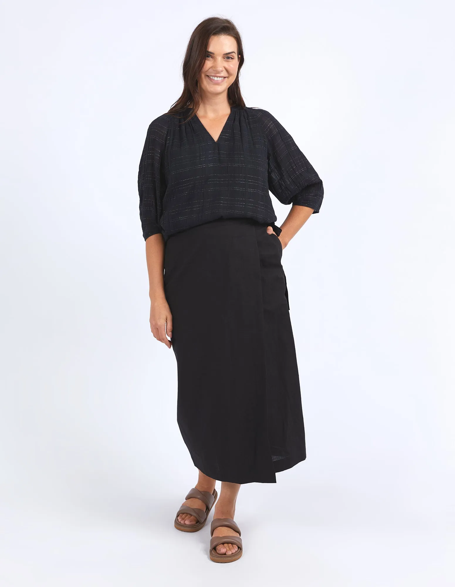 Elm Isabella Blouse Black sold by Shine On product image thumbnail 3