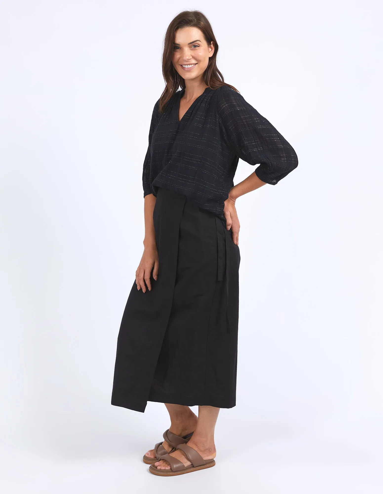 Elm Isabella Blouse Black sold by Shine On product image thumbnail 4