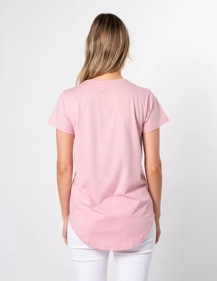 Stella + Gemma T-Shirt Blush Red Chevron Cross sold by Shine On product image thumbnail 4