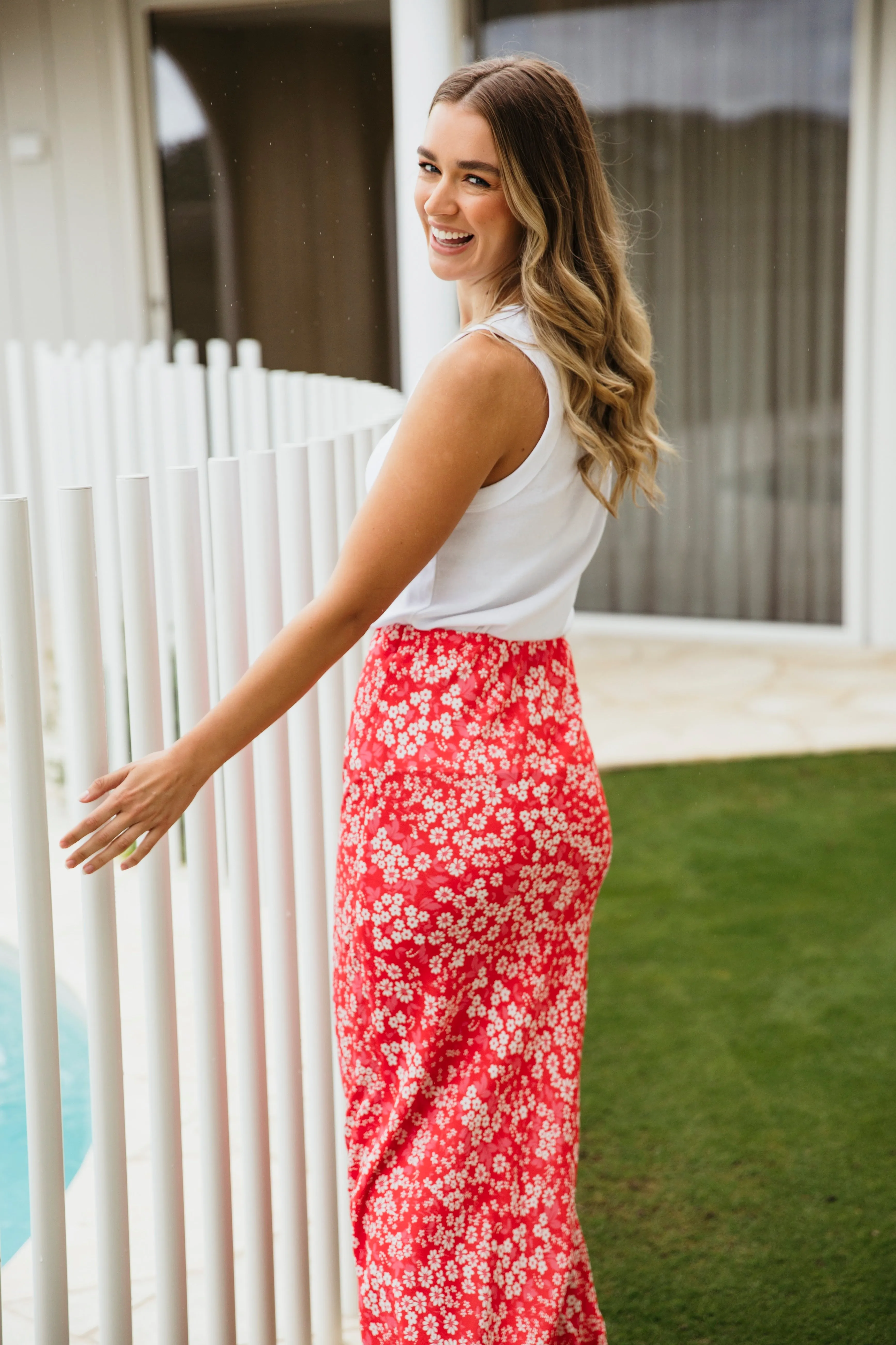 Foxwood Ankara Skirt Floral Print sold by Shine On product image thumbnail 2