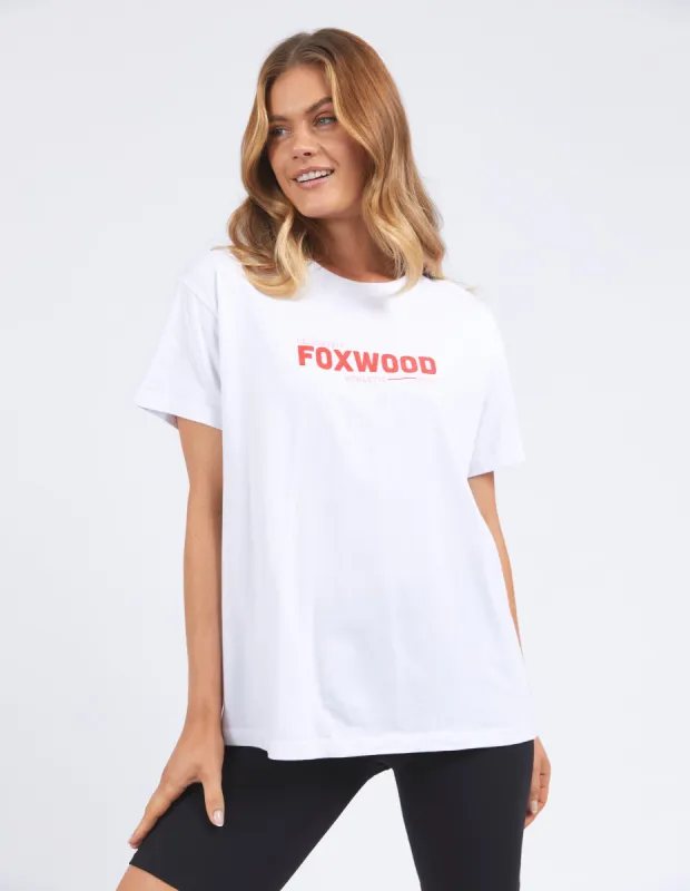 Foxwood Overload Tee White sold by Shine On