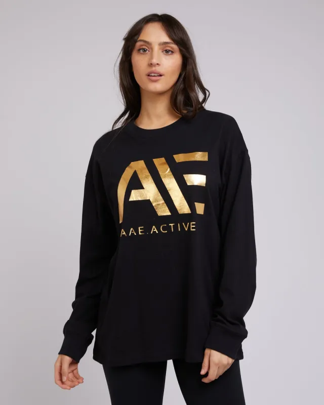 All About Eve Base L/S Tee Black sold by Shine On