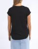 Foxwood Outline Tee Black sold by Shine On