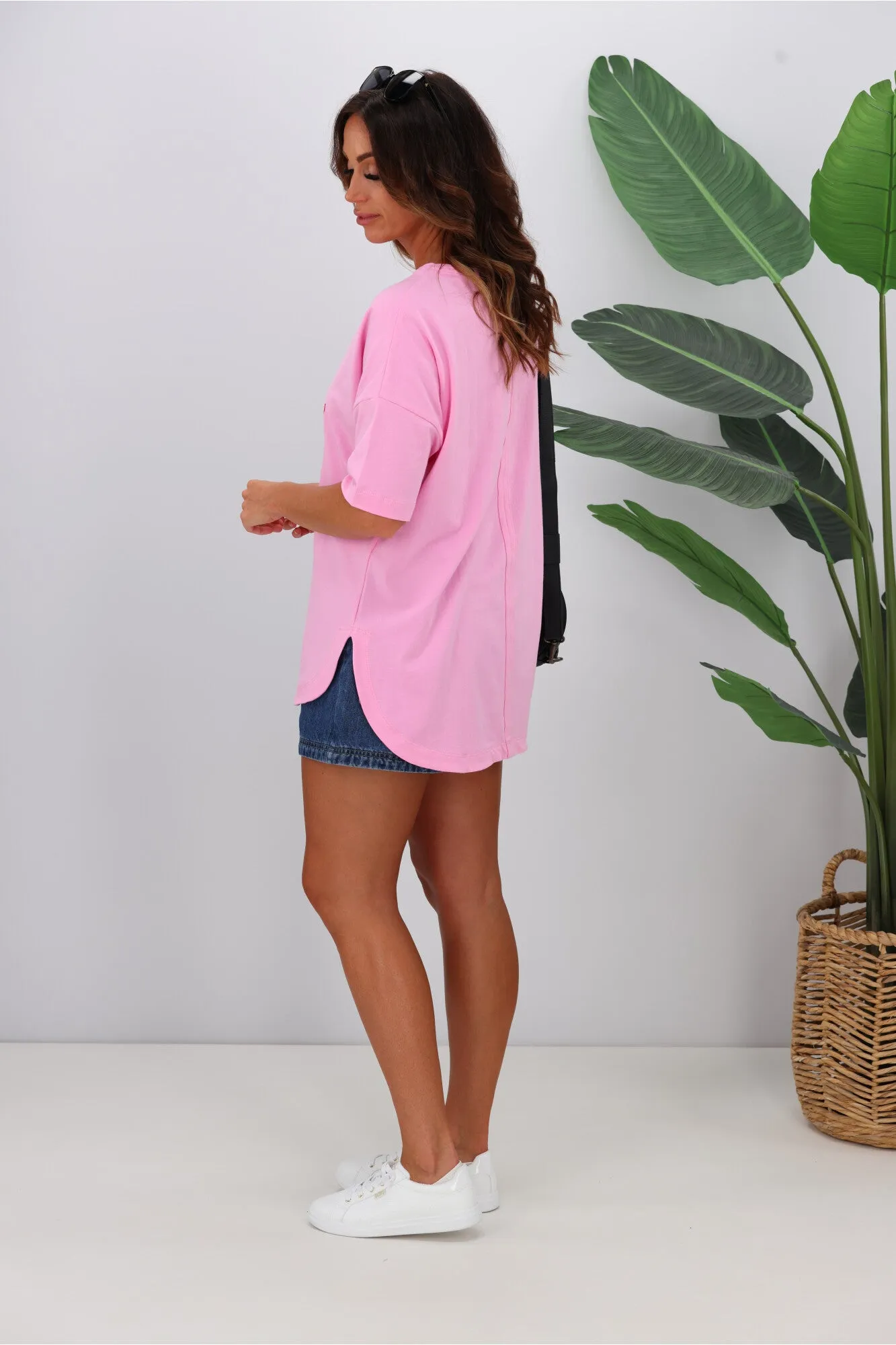 Elm Vertical Heart Carnival Tee Pink sold by Shine On product image thumbnail 5