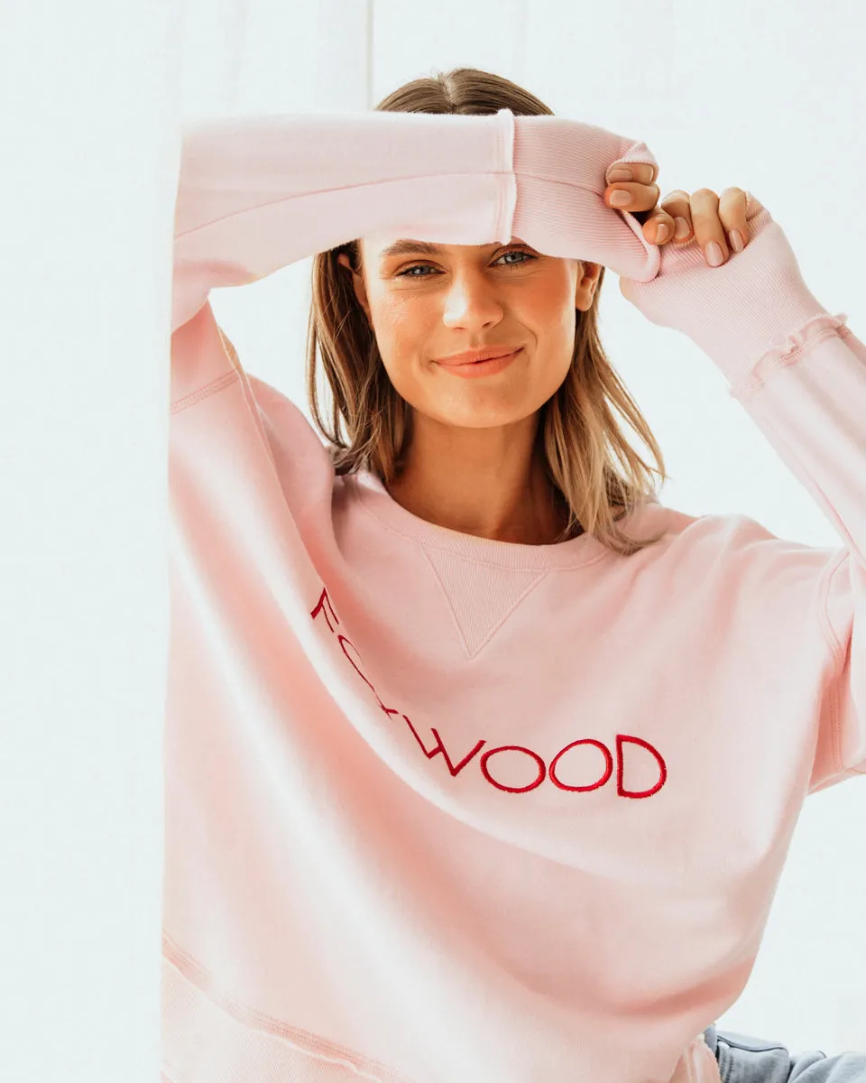 Foxwood Simplified Metallic Crew Pale Pink sold by Shine On product image thumbnail 2