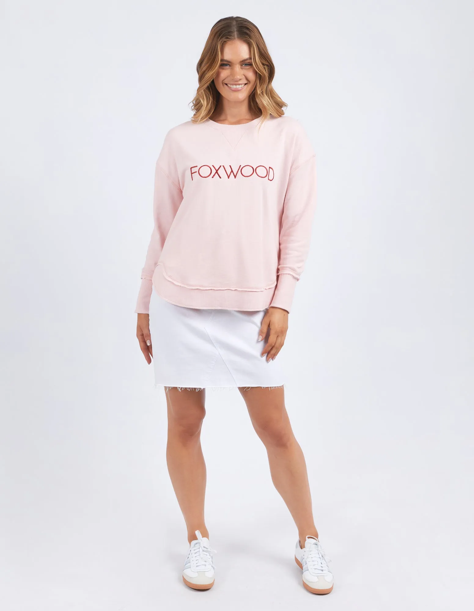 Foxwood Simplified Metallic Crew Pale Pink sold by Shine On product image thumbnail 5