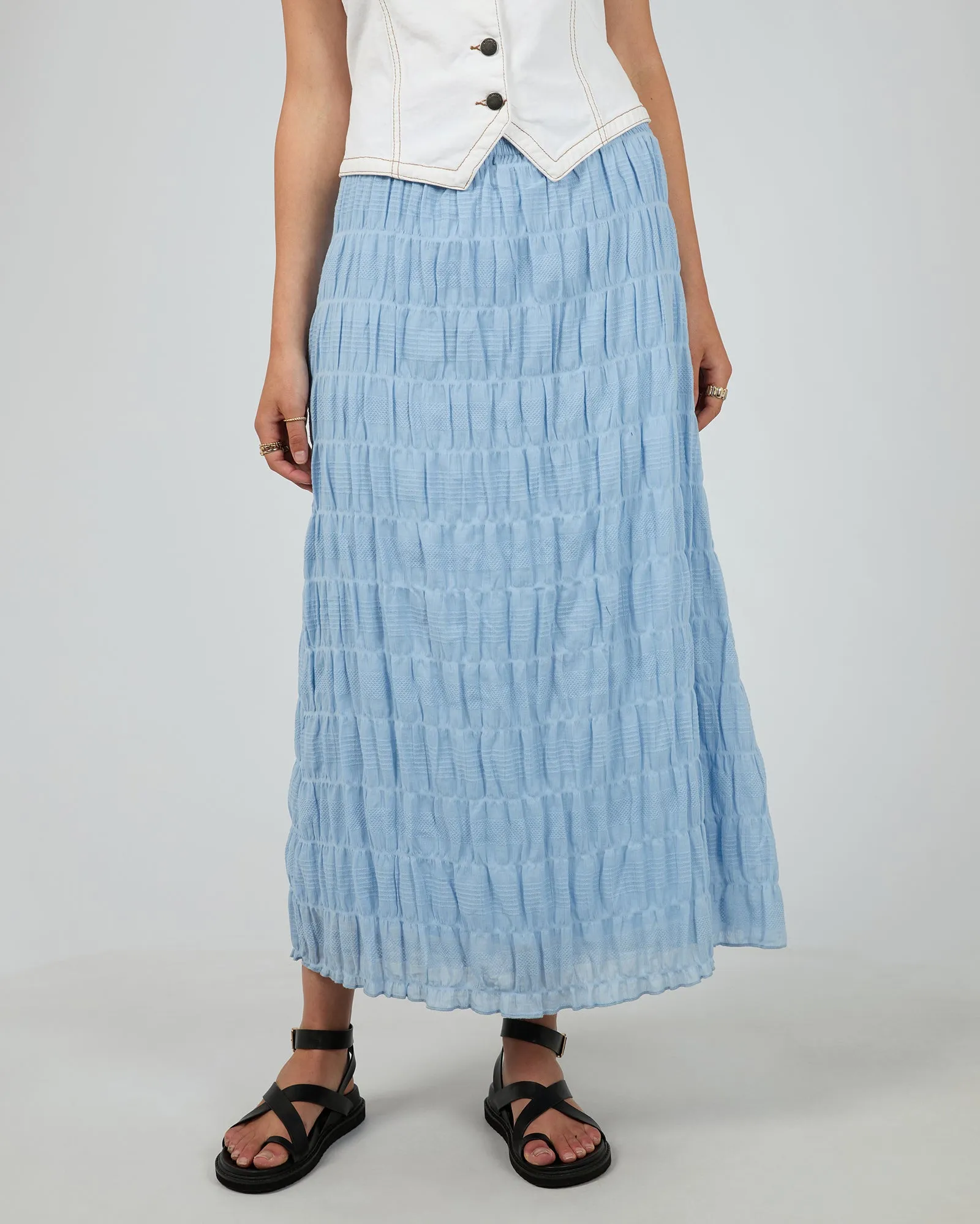 All About Eve Maude Maxi Skirt Ocean sold by Shine On product image thumbnail 2