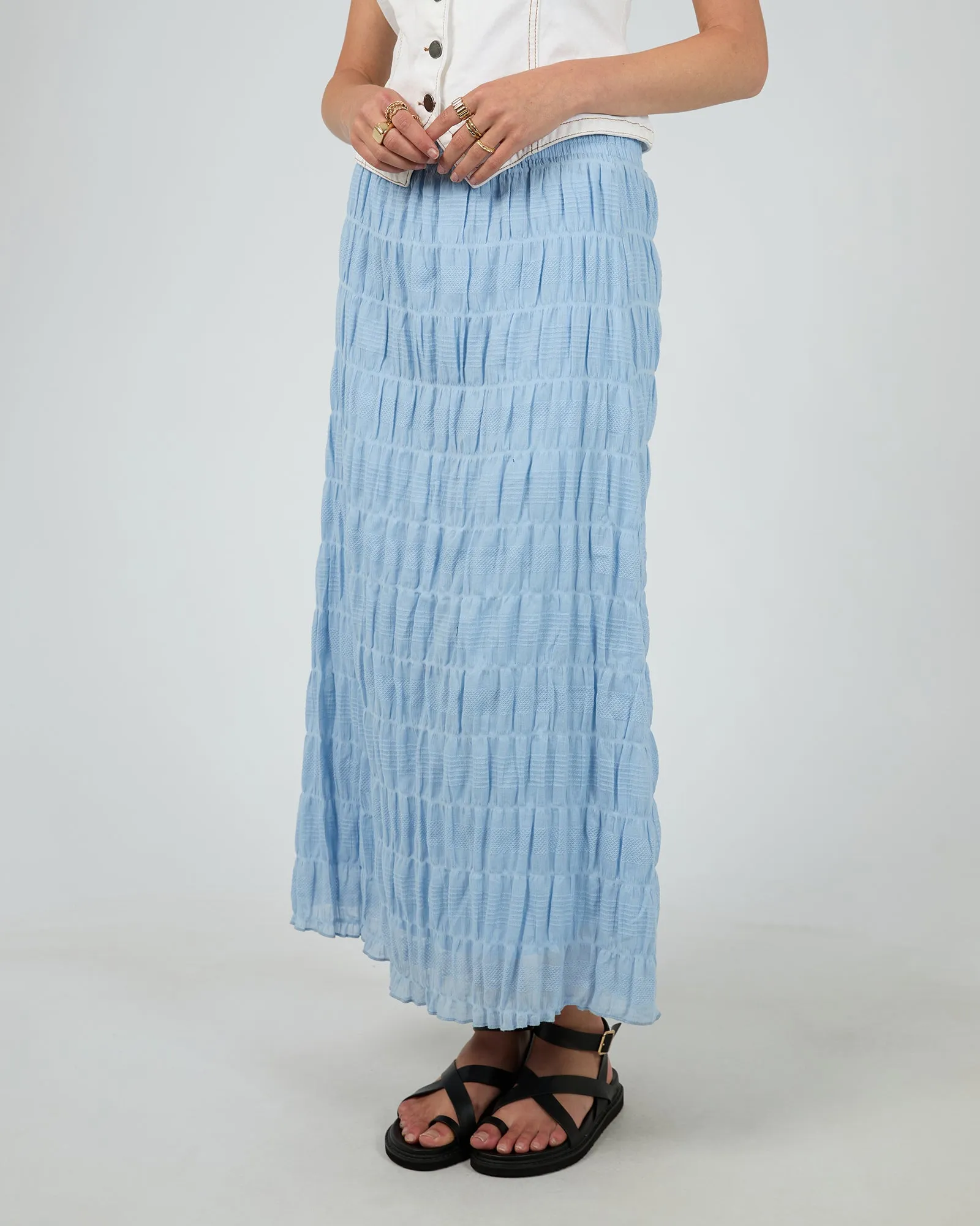 All About Eve Maude Maxi Skirt Ocean sold by Shine On product image thumbnail 3