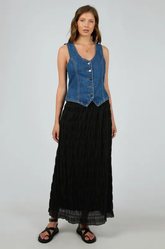 All About Eve Maude Maxi Skirt Black sold by Shine On