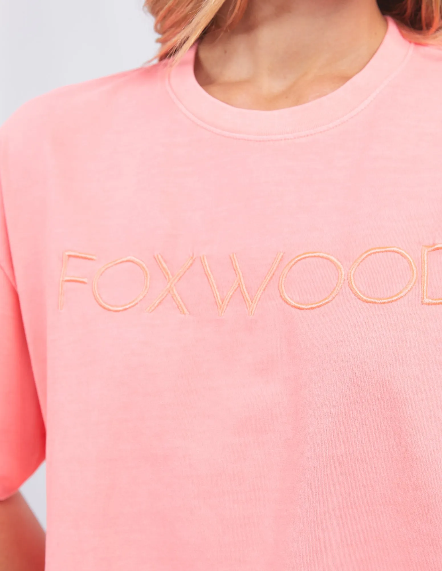 Foxwood Simplified Tee Neon Pink sold by Shine On product image thumbnail 4
