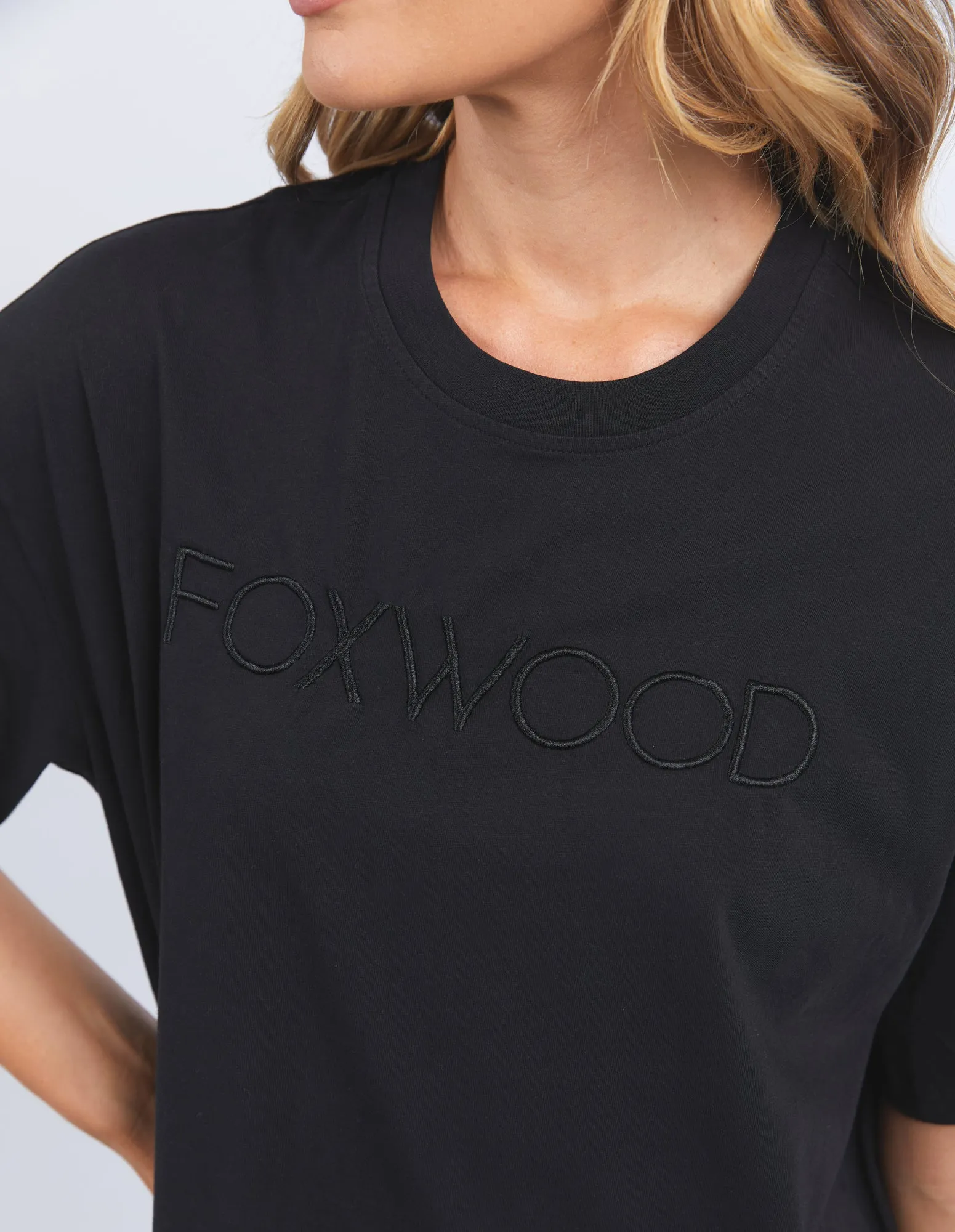Foxwood Simplified Tee Dress Washed Black sold by Shine On product image thumbnail 4