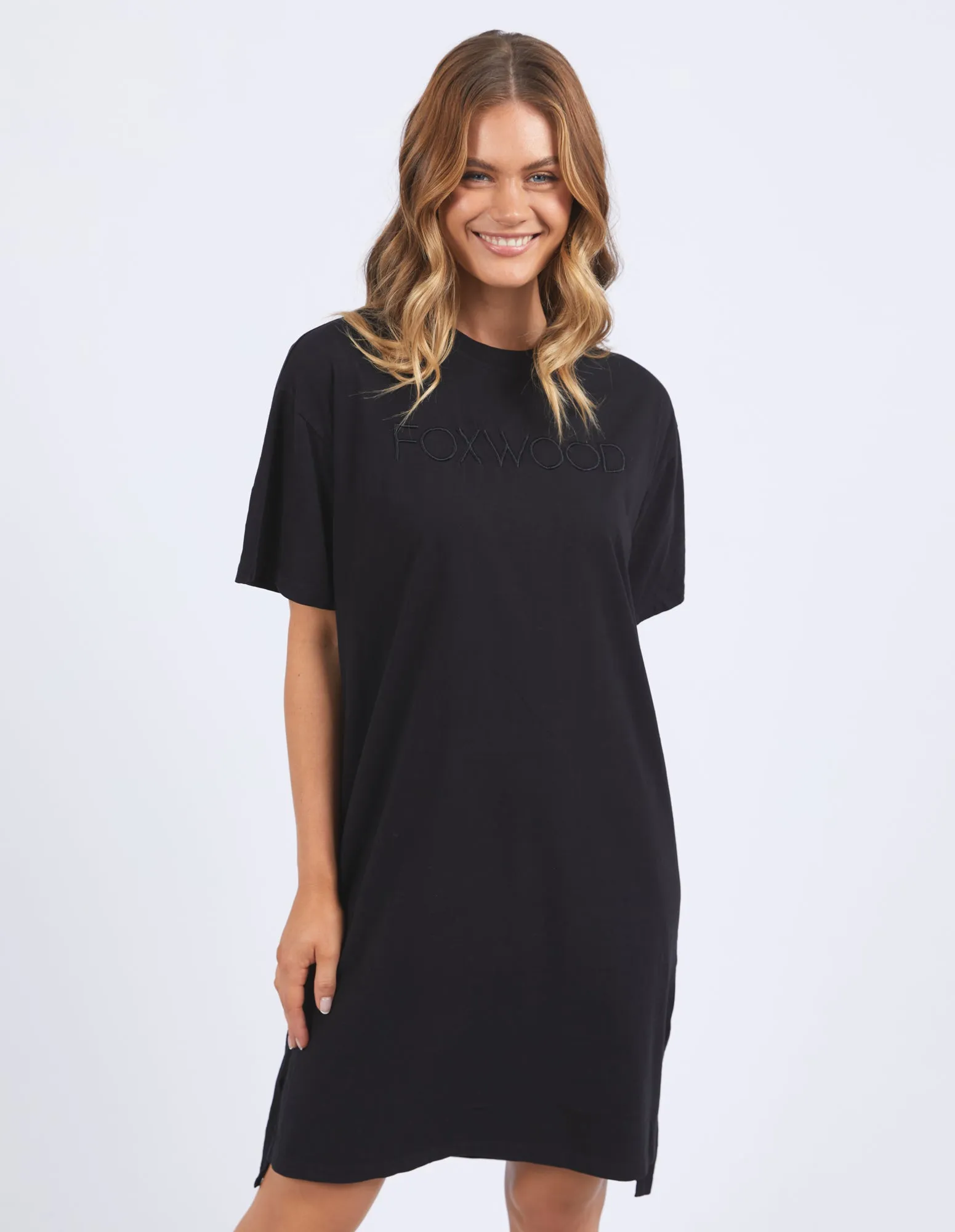 Foxwood Simplified Tee Dress Washed Black sold by Shine On product image thumbnail 3