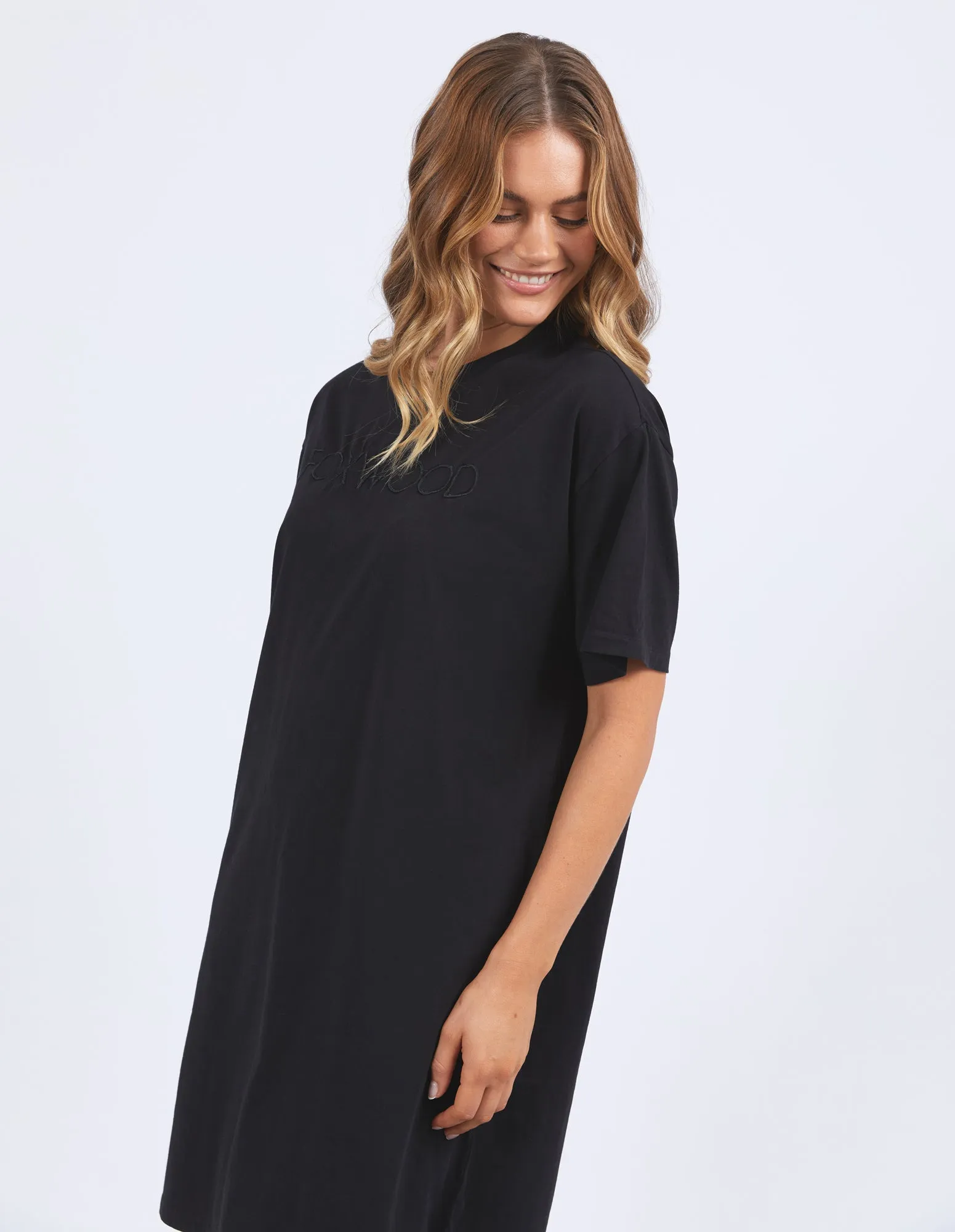Foxwood Simplified Tee Dress Washed Black sold by Shine On product image thumbnail 2