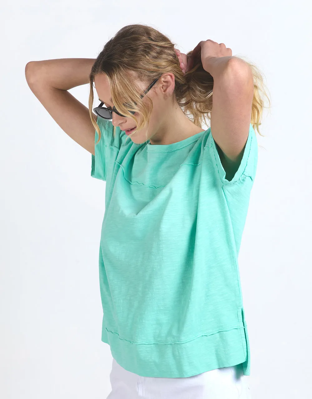 Foxwood Allison Tee Neon Mint sold by Shine On product image thumbnail 4