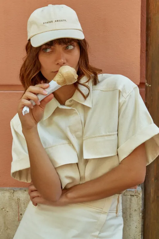 Status Anxiety Under The Sun Cap Cream sold by Shine On