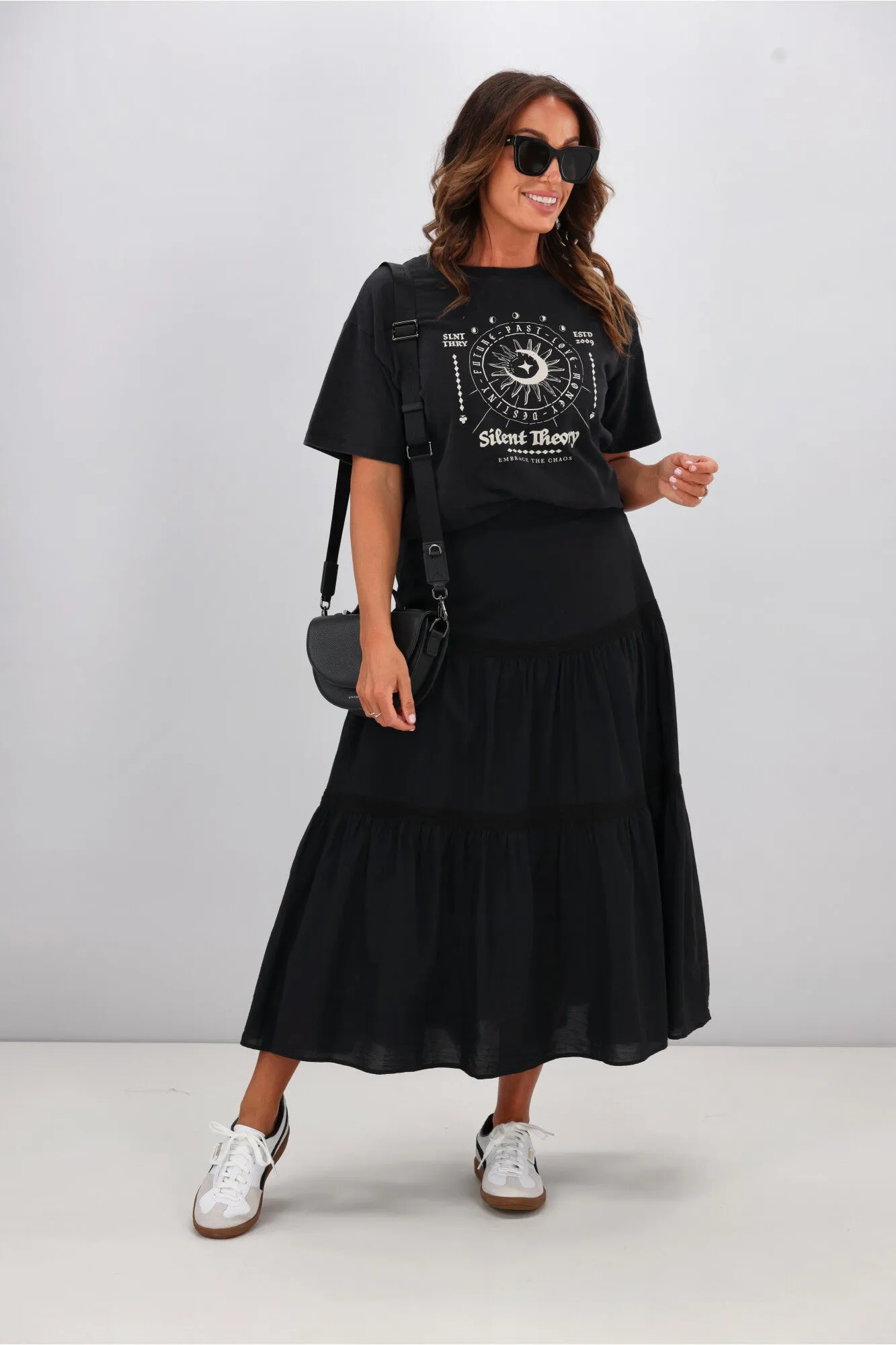 Sunday Boho Ebony Skirt Black sold by Shine On product image thumbnail 5