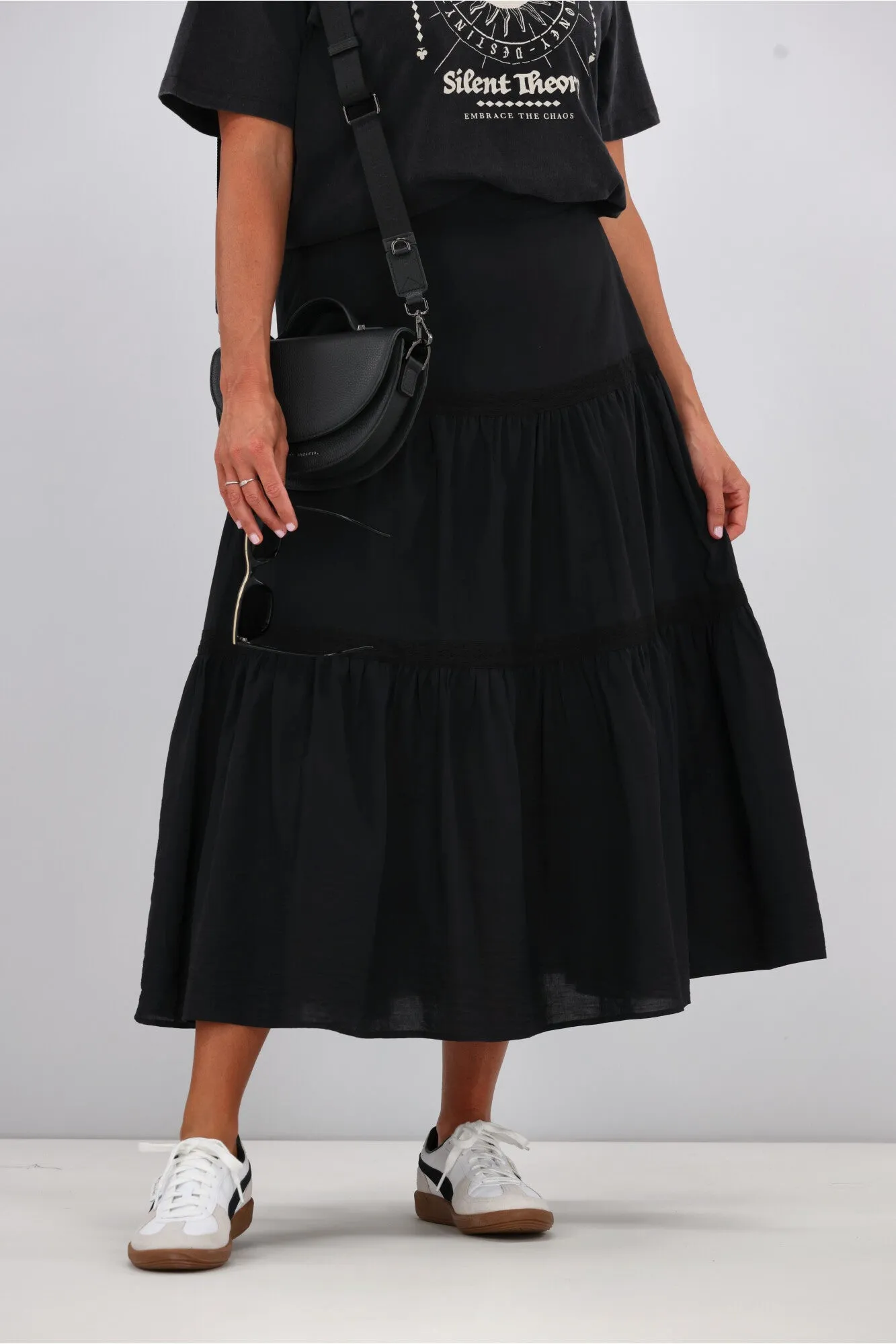 Sunday Boho Ebony Skirt Black sold by Shine On product image thumbnail 2