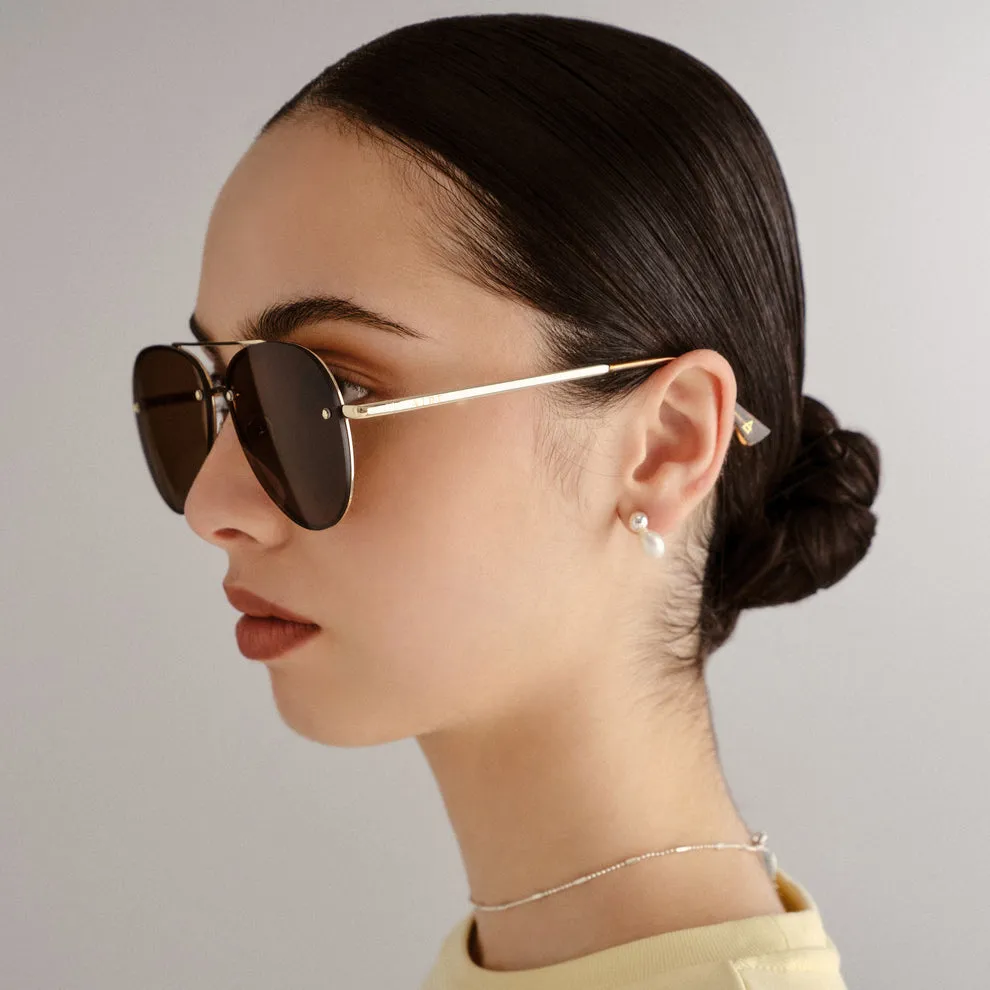 Aire Mirzam Sunglasses Brown Gold sold by Shine On product image thumbnail 3