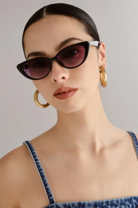 Aire Amalthea Sunglasses Black sold by Shine On