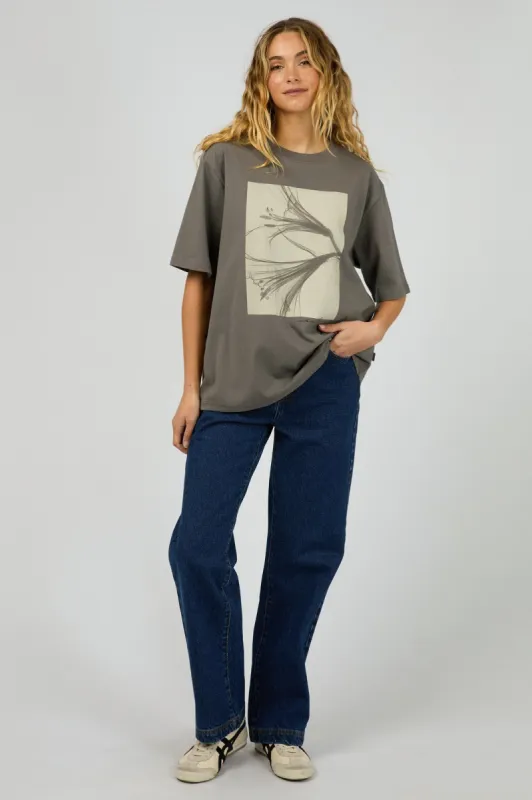 Silent Theory Life Tee Coal sold by Shine On