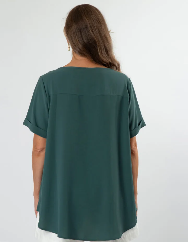 Stella + Gemma Evette Blouse Teal sold by Shine On product image thumbnail 5