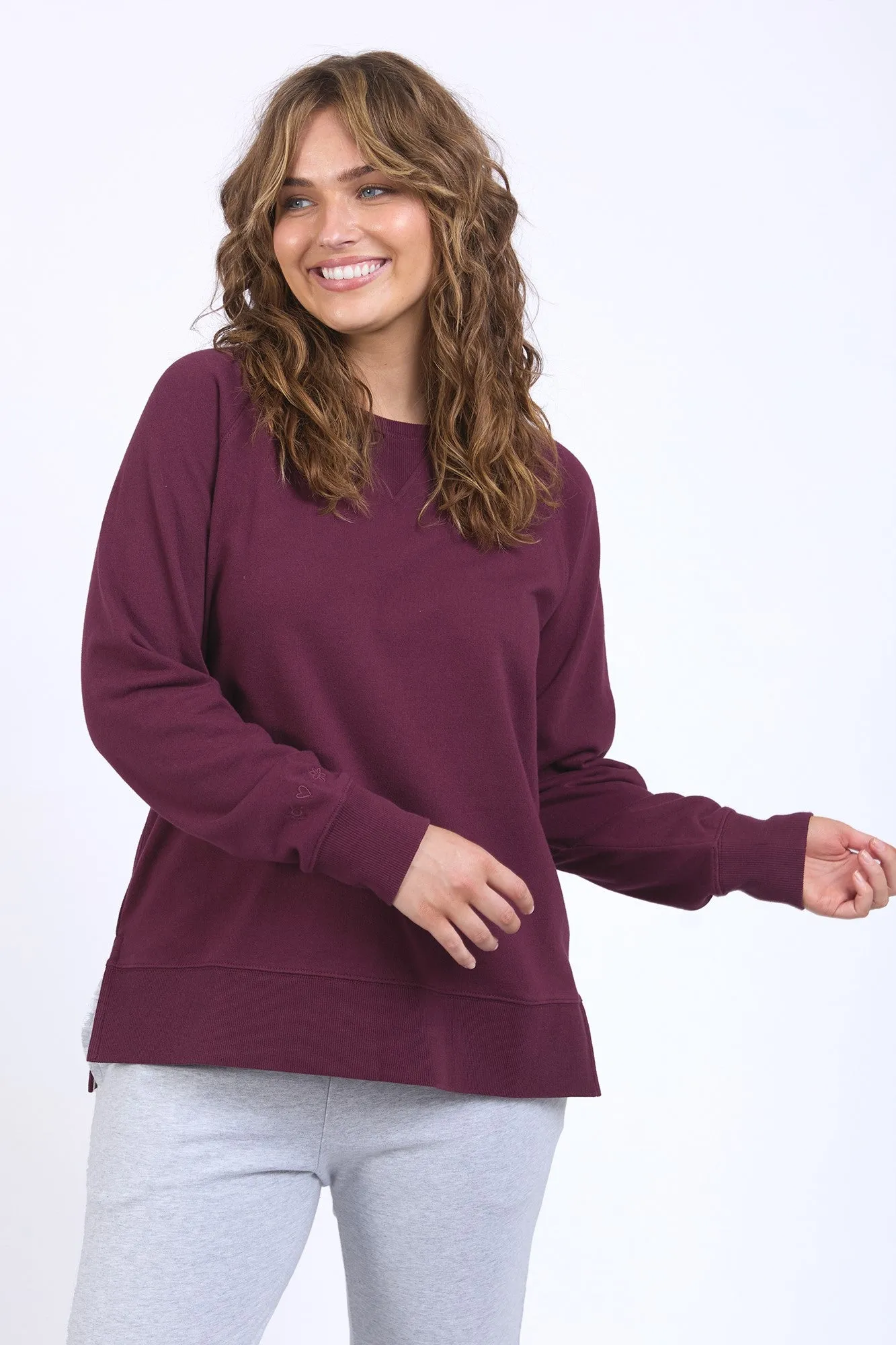 Elm Melbourne Crew Merlot sold by Shine On product image thumbnail 2