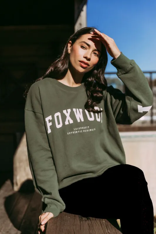 Foxwood Interval Crew Khaki sold by Shine On