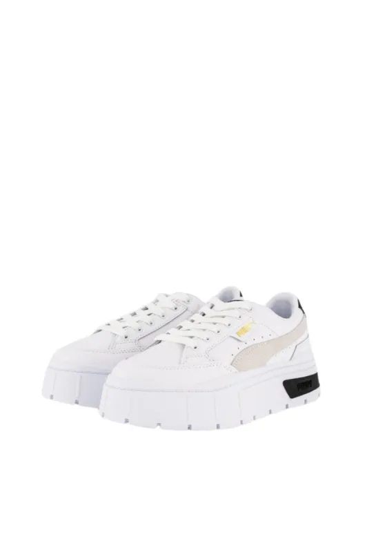 Puma Mayze Stack White-Vaporous Gray sold by Shine On