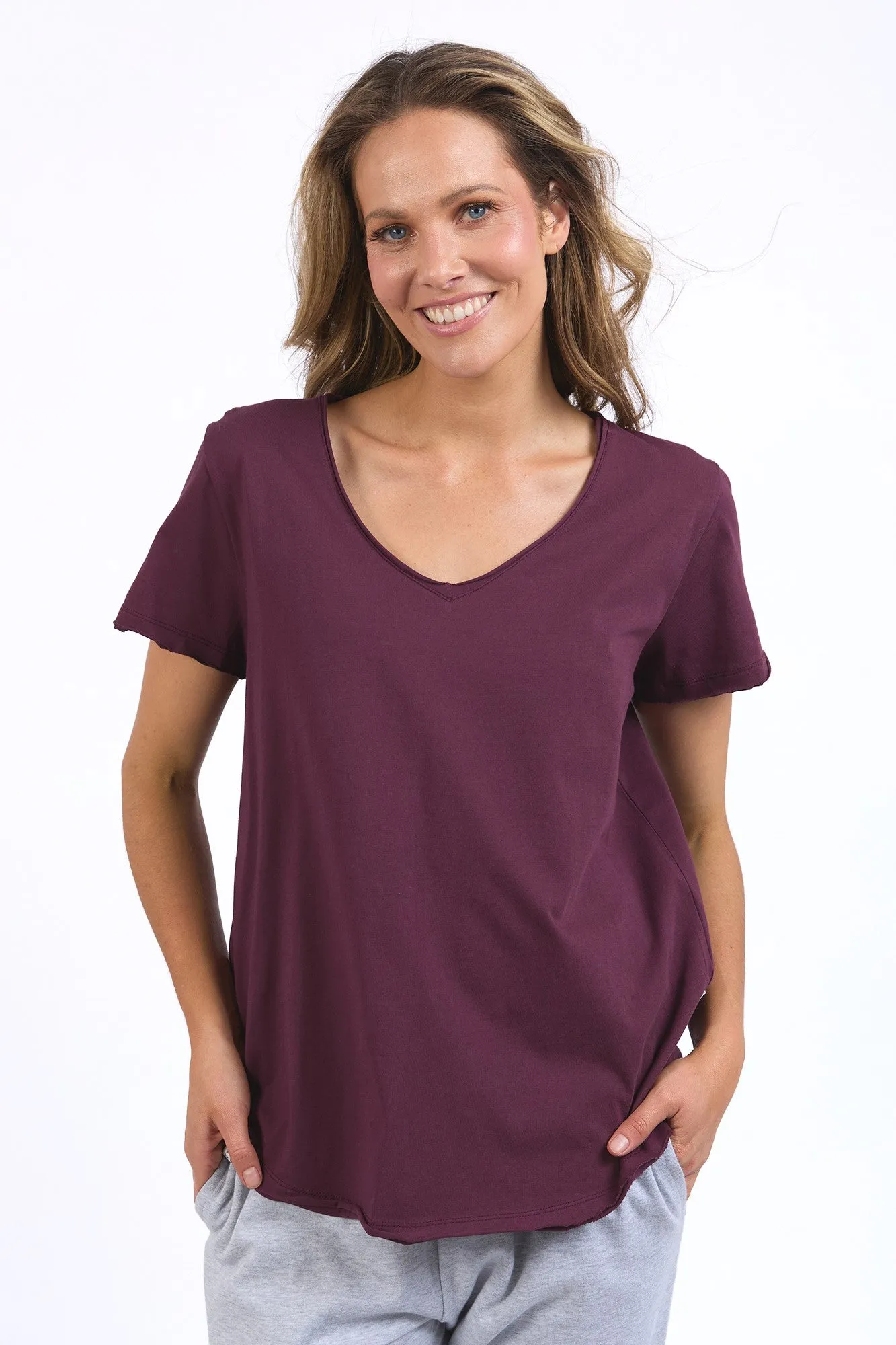 Elm Pima Vee Tee Merlot sold by Shine On product image thumbnail 2