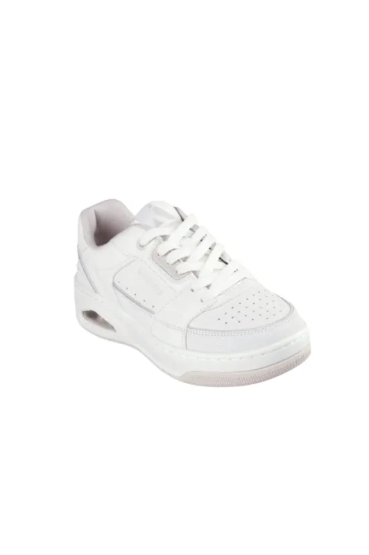 Skechers Uno Court Courted Style Sneaker White sold by Shine On