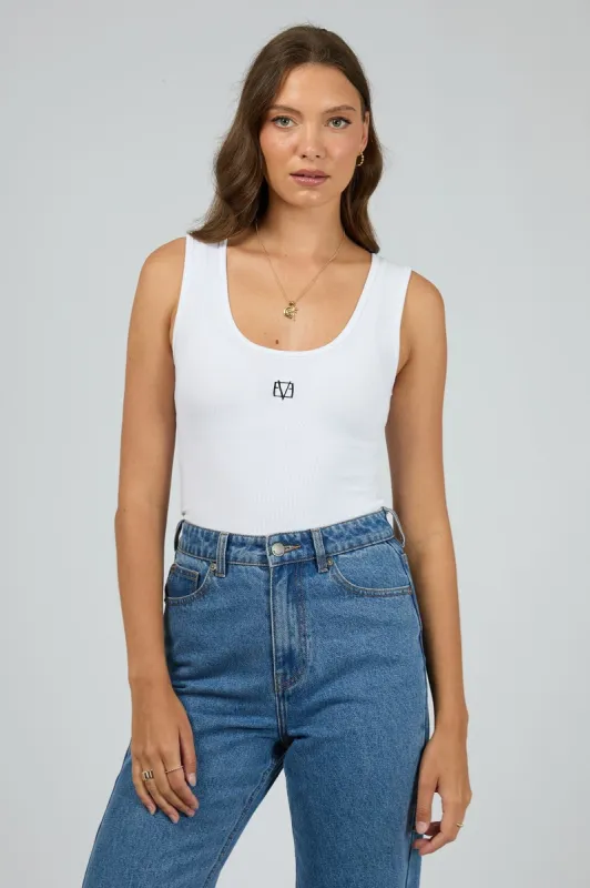 All About Eve Icon Tank White sold by Shine On