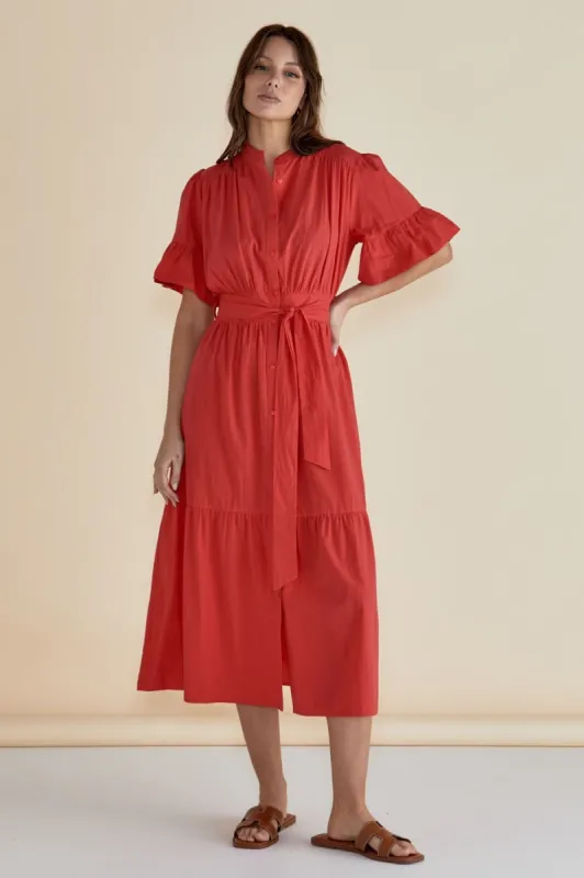 Betty Basics Jamilla Dress Red sold by Shine On