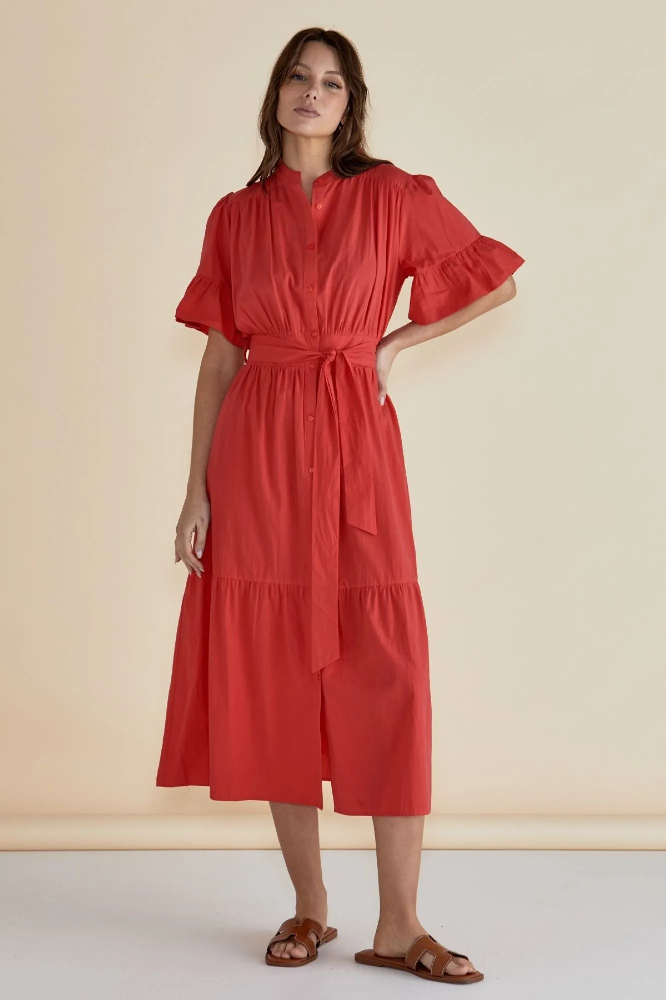 Betty Basics Jamilla Dress Red sold by Shine On