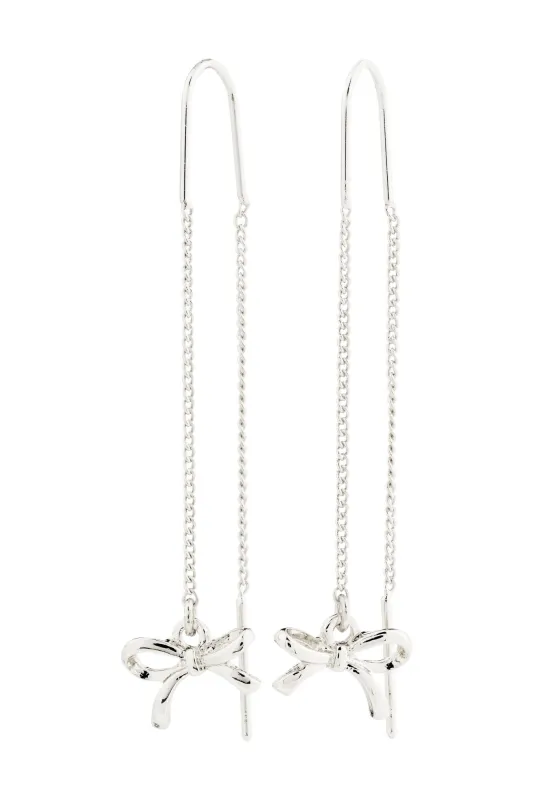 Pilgrim Lysandra Recycled Chain Earrings Silver sold by Shine On