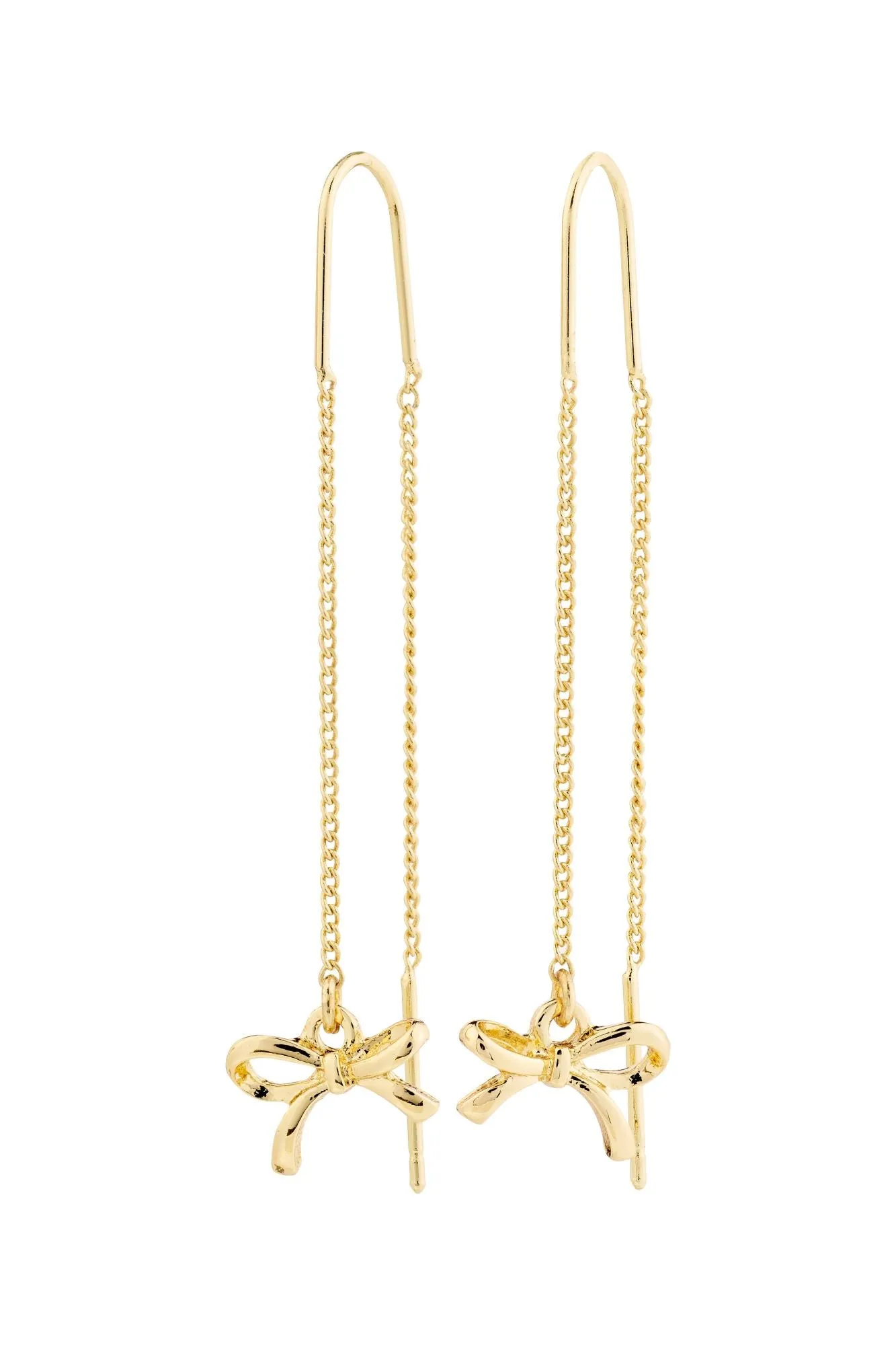 Pilgrim Lysandra Recycled Chain Earrings Gold sold by Shine On