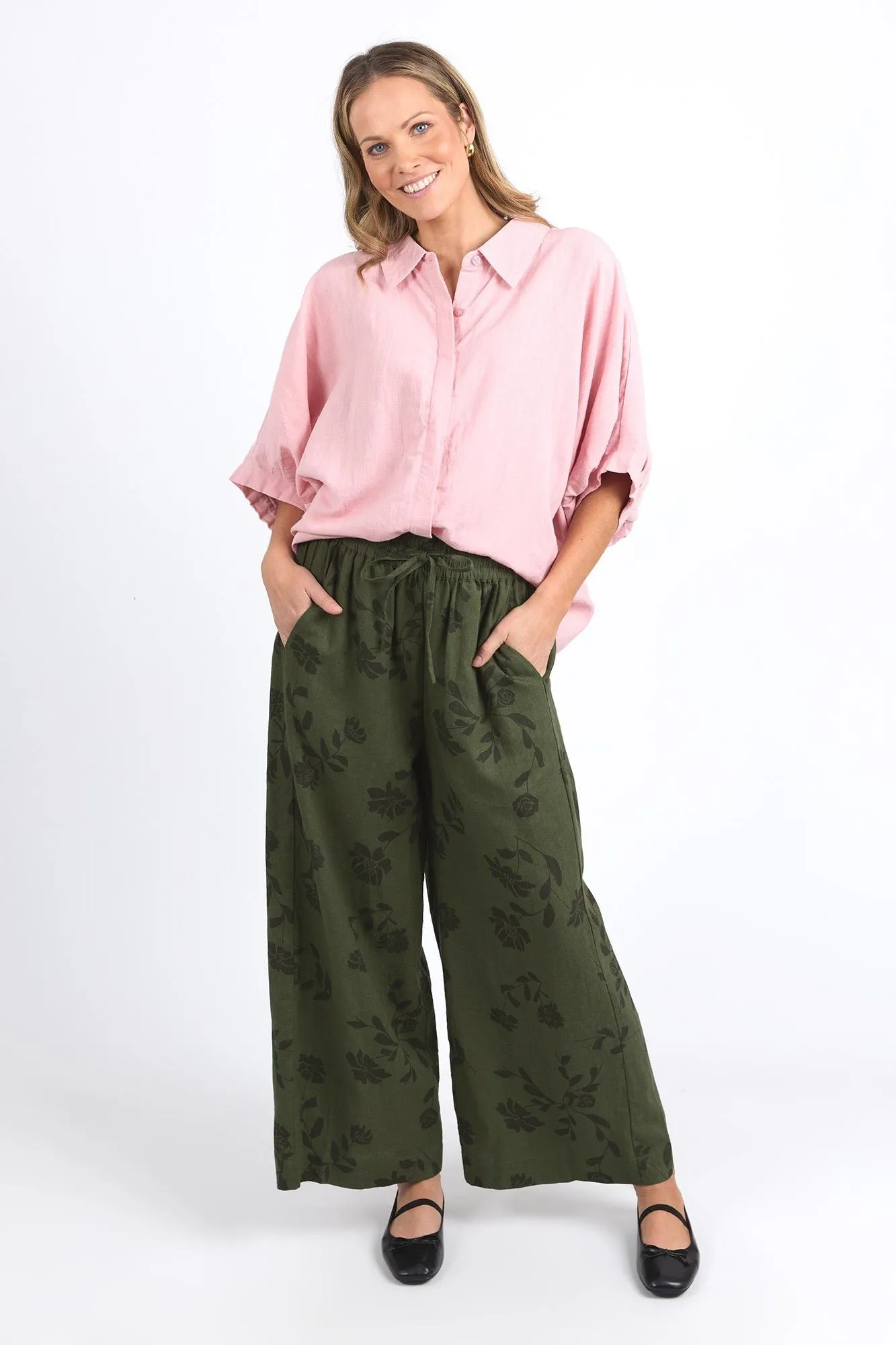 Elm Bramble Wide Leg Pant Bramble Print sold by Shine On