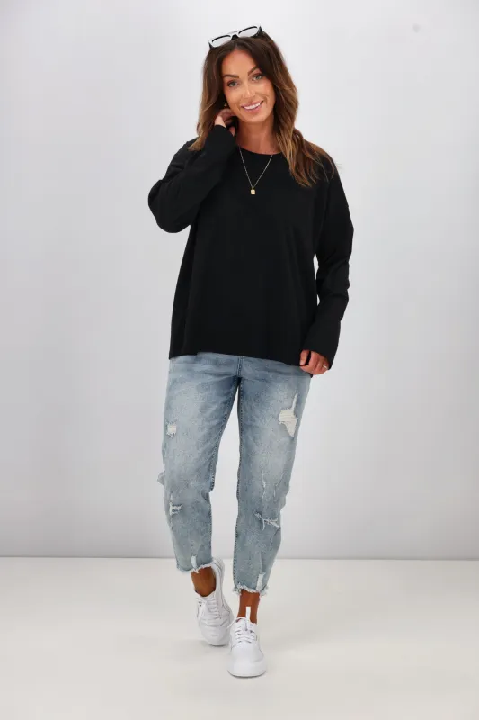 Shine On Essentials Long Sleeve Black sold by Shine On