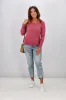 Shine On Essentials Rib Long Sleeve Dusty Rose sold by Shine On