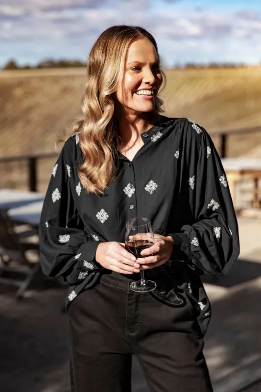 Elm Georgina Print Blouse Georgina Print sold by Shine On