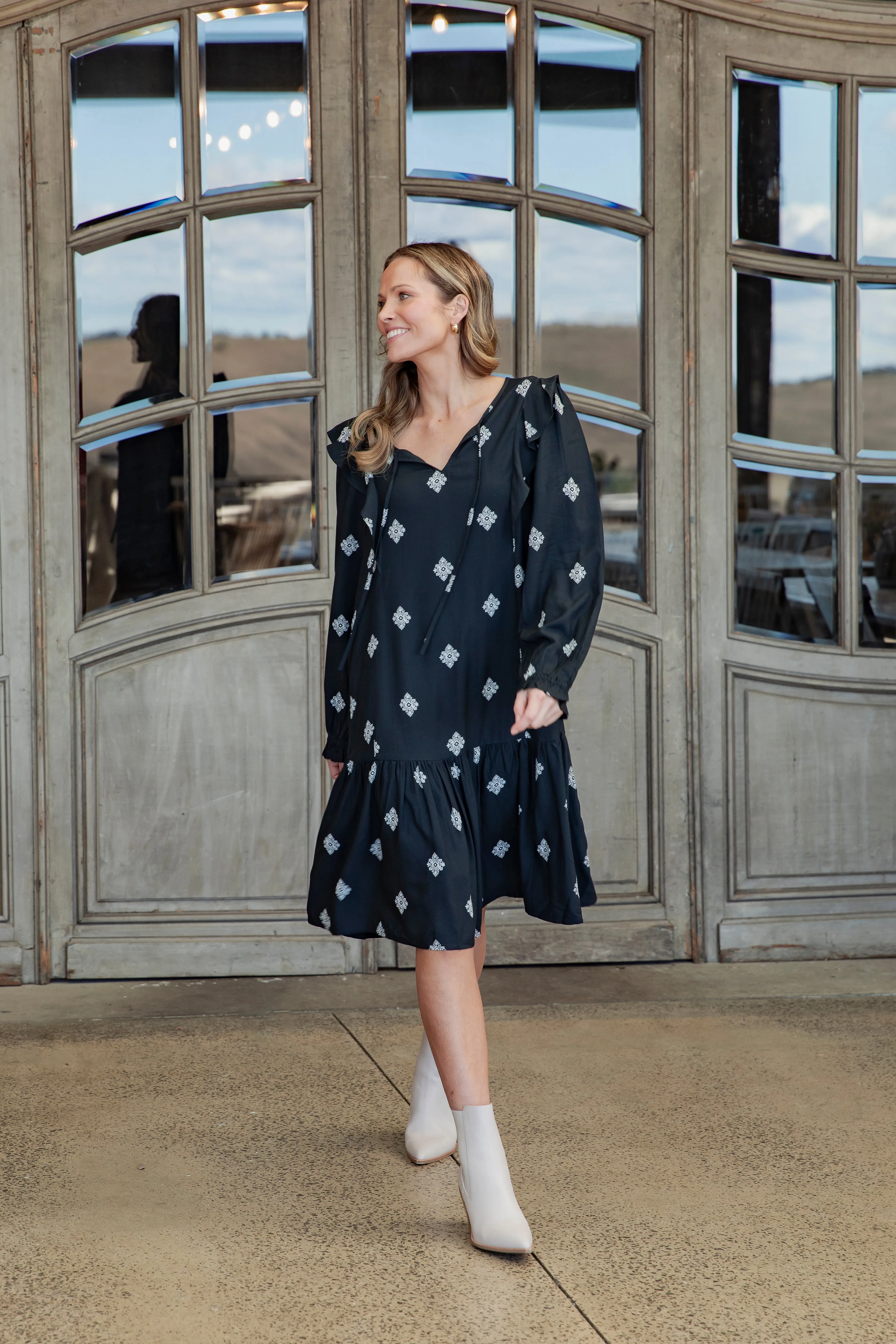 Elm Georgina Print Dress Georgina Print sold by Shine On product image thumbnail 4