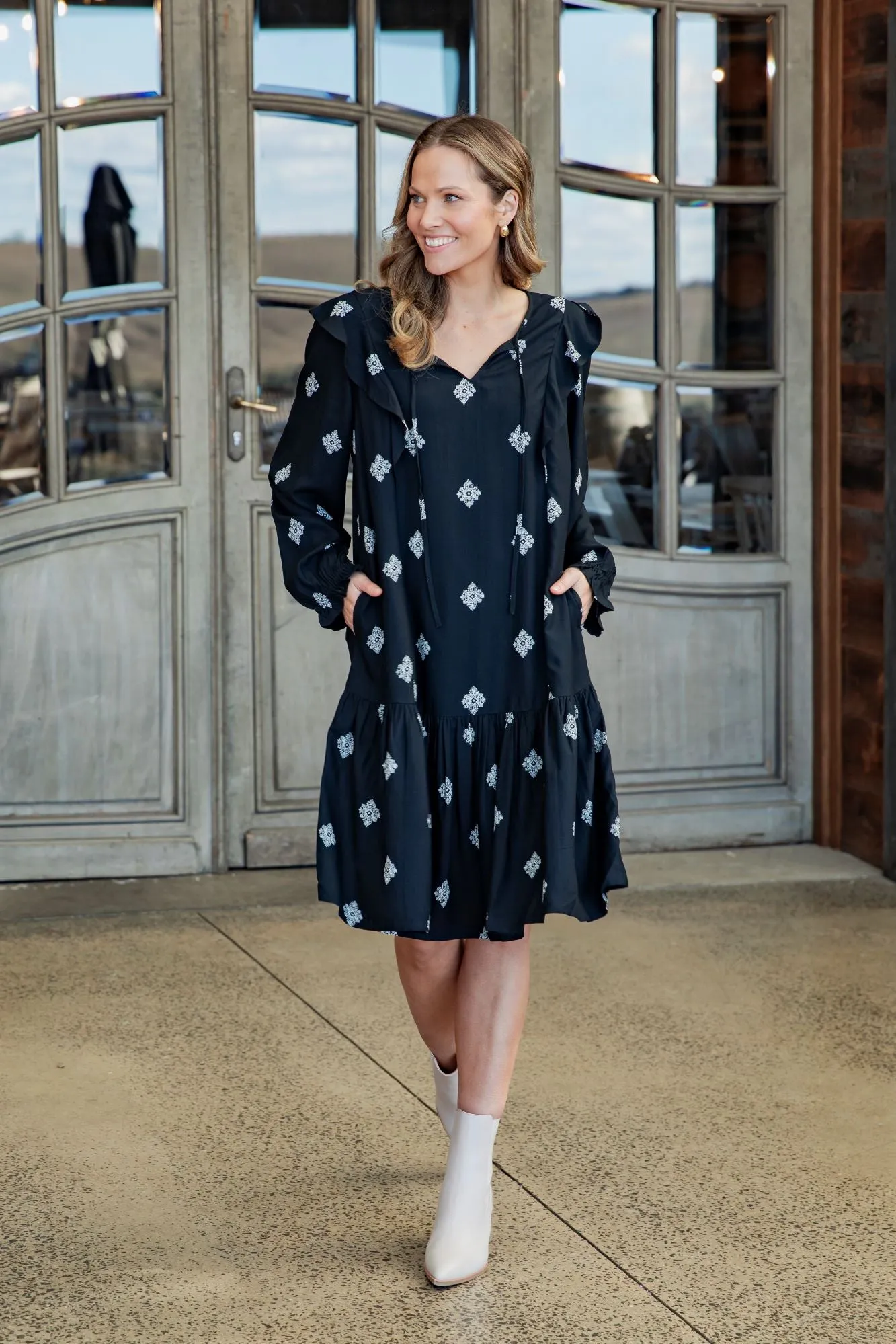 Elm Georgina Print Dress Georgina Print sold by Shine On