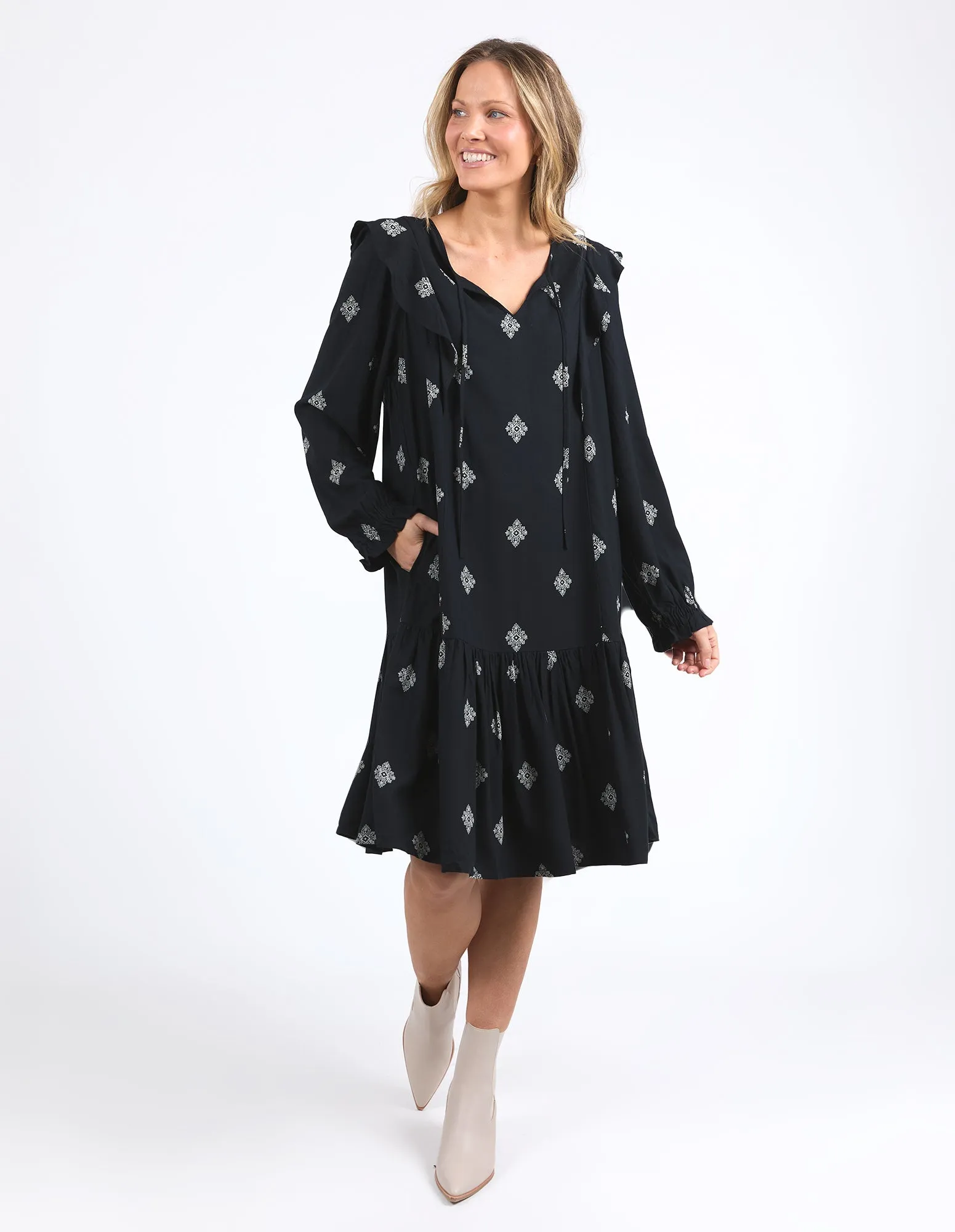 Elm Georgina Print Dress Georgina Print sold by Shine On product image thumbnail 3