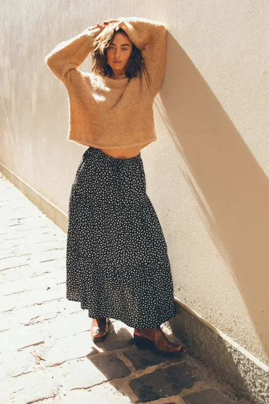 All About Eve Wren Maxi Skirt Black sold by Shine On