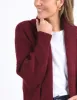 Elm Sylvie Longline Cardi Merlot sold by Shine On